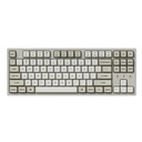 Keychron C1 Pro 8K QMK TKL (80%) Wired Mechanical Keyboard Connectivity Type-C - (Arabic Layout) - White