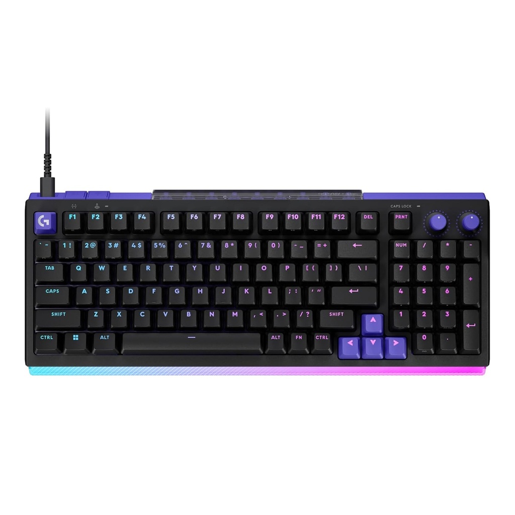[920-013980] Logitech G512 X 98 Dual Swap TMR Analog / Mechanical Wired Gaming Keyboard Analog Optical Switch With LIGHTSYNC RGB - Black