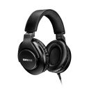 Shure SRH440A Professional Closed-Back Over-Ear Studio Headphone 40mm Neodymium Drivers 15Hz-22kHz, Enhanced Comfort Detachable Cable - Black