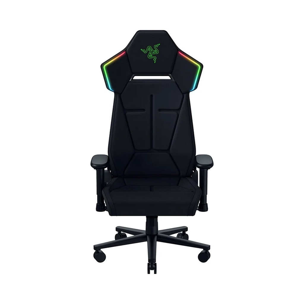 Razer Soma Chroma Wireless RGB Gaming Chair With Fabric Ergonomic, Built-in Lumbar Support, Dual-Density Foam Cushion, 155° Recline - Black