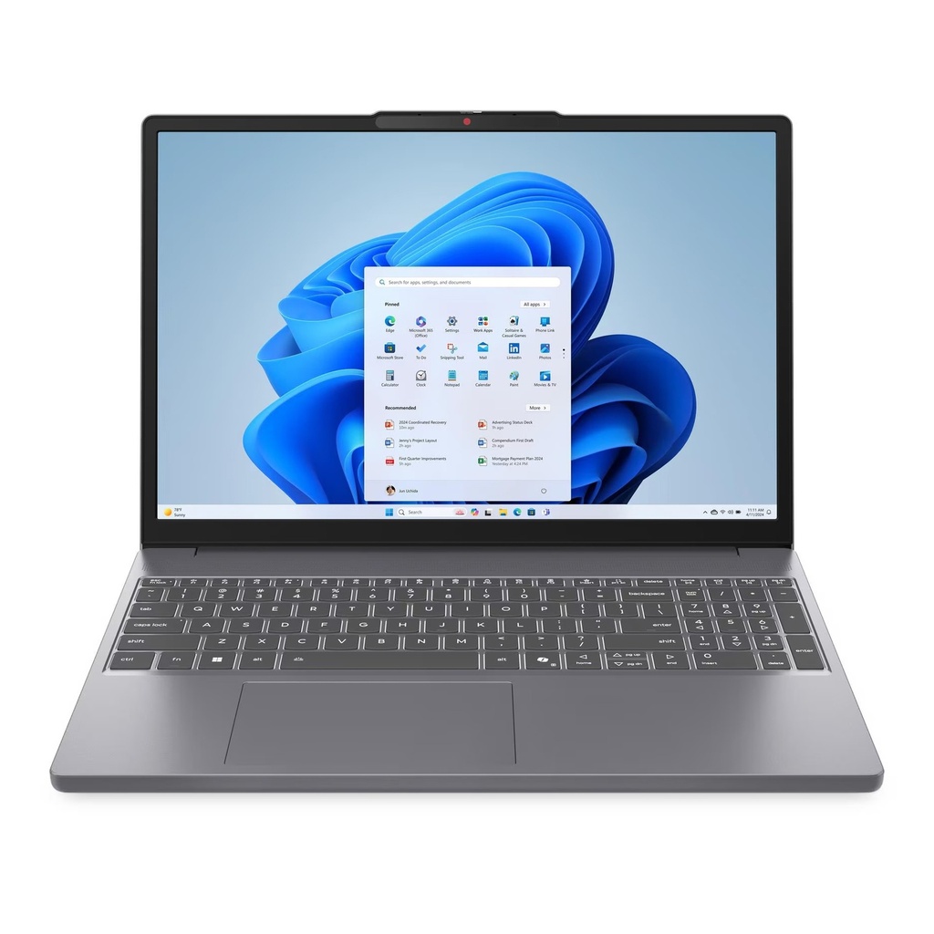 Lenovo IdeaPad Slim 3 15IRH10 Laptop, Intel Core i5-13420H Processor, 8GB RAM DDR5, 512GB SSD NVMe, Integrated Intel UHD Graphics, 15.3" WUXGA IPS Display, Windows 11 Pro (License) - Luna Grey