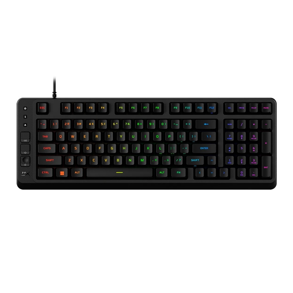 HyperX Eve 1800 RGB Wired Gaming Keyboard Membrane Switches For PC, PS5, Xbox Series X|S Xbox One (US Layout) - Black
