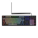 Lorgar Advanced Azar 514 RGB Wired Mechanical Gaming Keyboard Linear Dream Switches - Black