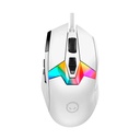 Lorgar Pro MSP80 RGB 8 Buttons 26K DPI, Pixart PAW3395, Ergonomic Wired Gaming Mouse - White
