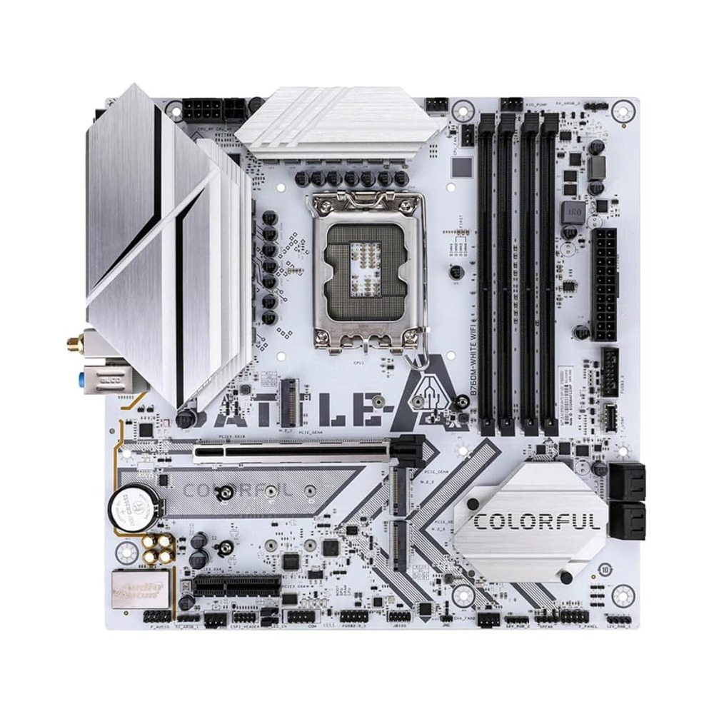 ColorFul Intel BATTLE-AX B760M-WHITE WIFI V20 MotherBoard