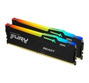 Kingston Fury Beast RGB 64GB (2x32GB) DDR5 6000MT/s CL36 Memory Kit - Black