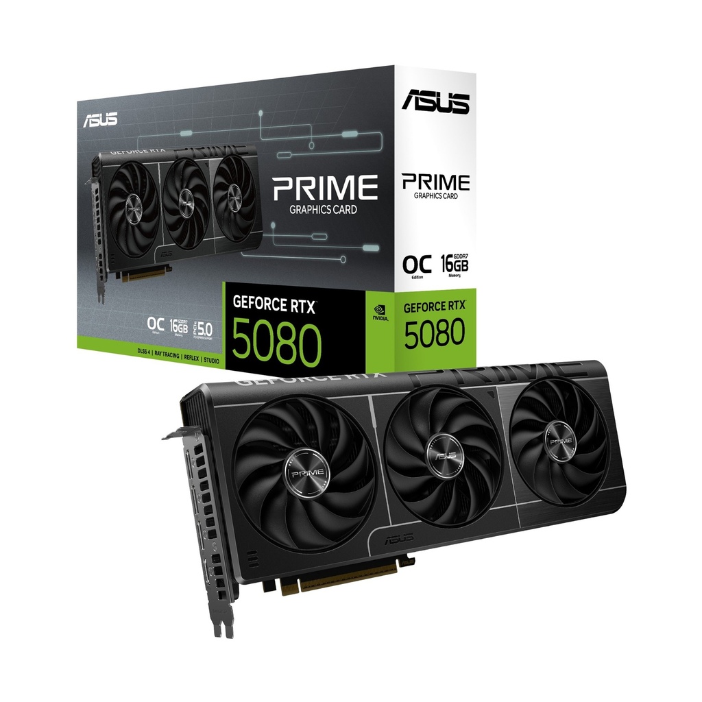 [90YV0LX4-M0NA00] Asus Prime GeForce RTX 5080 EVO 16GB GDDR7 OC Edition Graphic Card