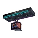 LIAN LI HydroShift II OLED Curved 360TL Liquid CPU Cooler with 6.67" 2K 60Hz Curved OLED Display with UNIFAN TL Flex Fans - Black