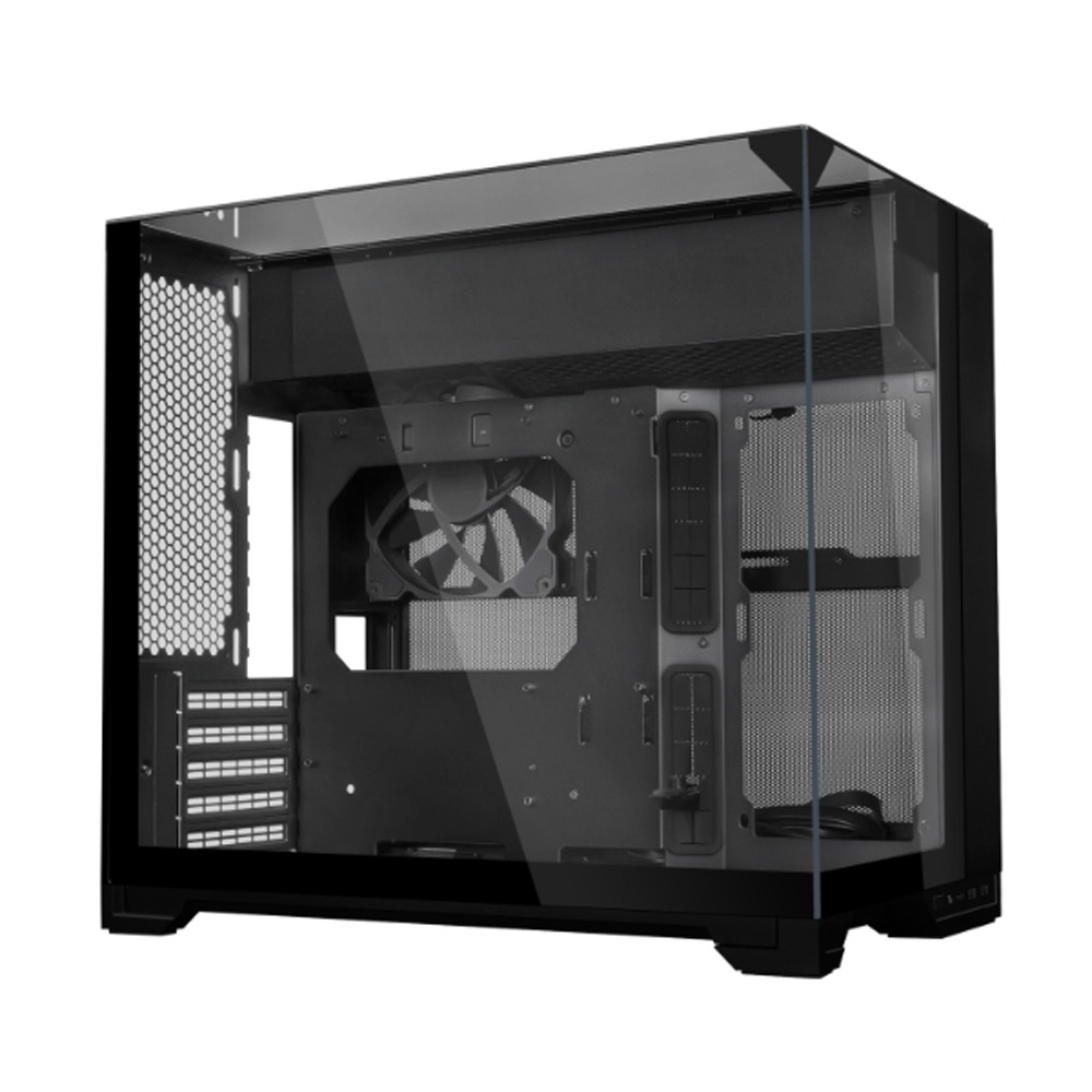 LIAN LI O11 Vision-M Micro ATX Gaming Case -Black (1 Fan Included)