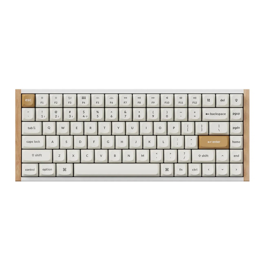 [K2H-Q1] KeyChron K2 HE 75% Wireless Magnetic Switch Keyboard, 100Hz Polling Rate, Light Effect,Nebula Linear Switch - White