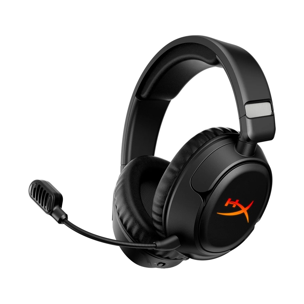 [B5VC4AA] HyperX Cloud Flight 2 RGB Wireless USB Type-C BT Gaming Headset Upto 100Hrs Battery, For PC, PS5, PS4, Nintendo Switch, Mac & Mobile - Black