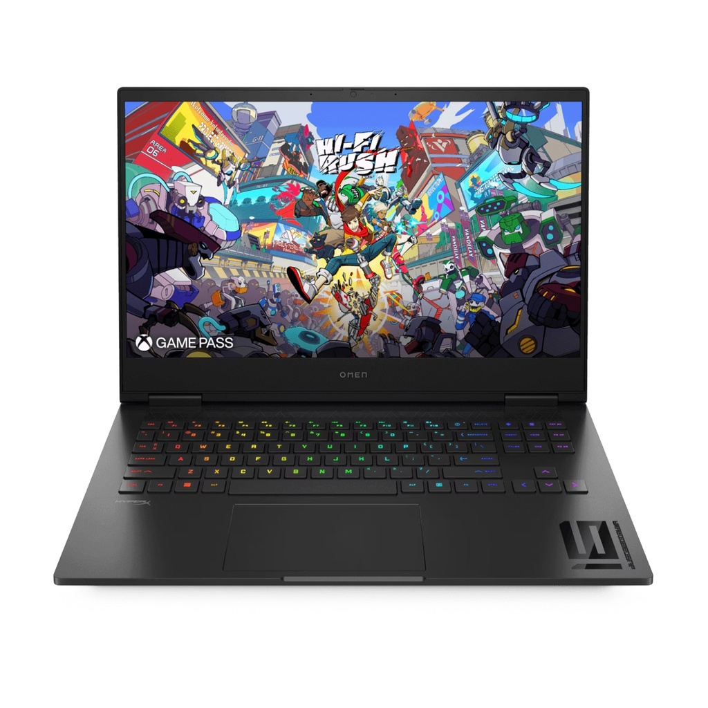 HP Omen 16-WF1182NW Gaming Laptop, Intel Core i7-14700HX Processor, 16GB DDR5 RAM, 512GB NVMe SSD, NVIDIA GeForce RTX 4070 8GB GPU, 16.1" FHD IPS 165Hz Display, Full-Size RGB Keyboard, Window 11 Home - Black
