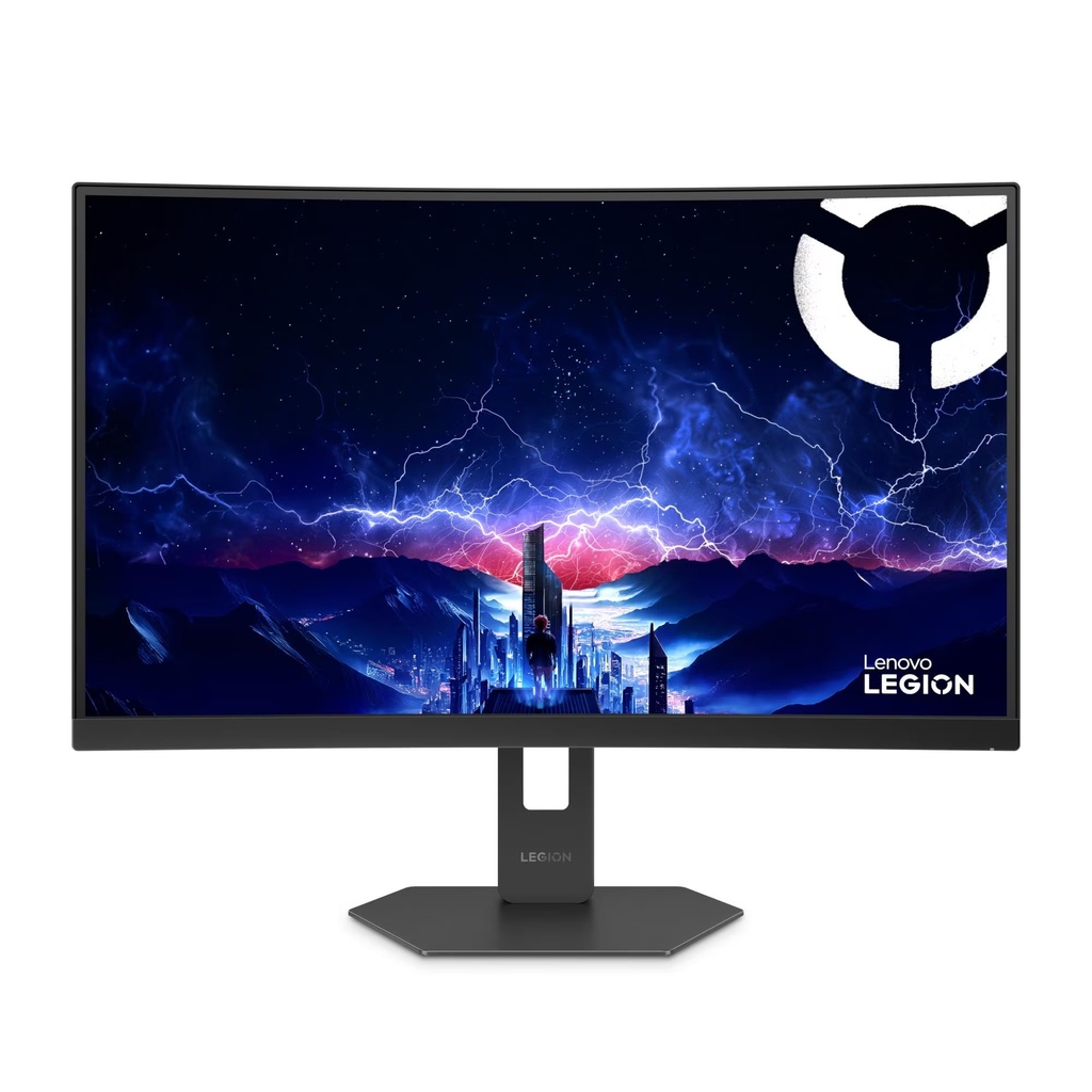 [67EFGAC1AE] Lenovo Legion 27Q-2c 27" 2K QHD Curved Gaming Monitor, VA Panel, 240Hz refresh rate, 0.5ms response time, HDMI 2.1 & Standard Ports, With AMD FreeSync Premium and VESA Adaptive Sync