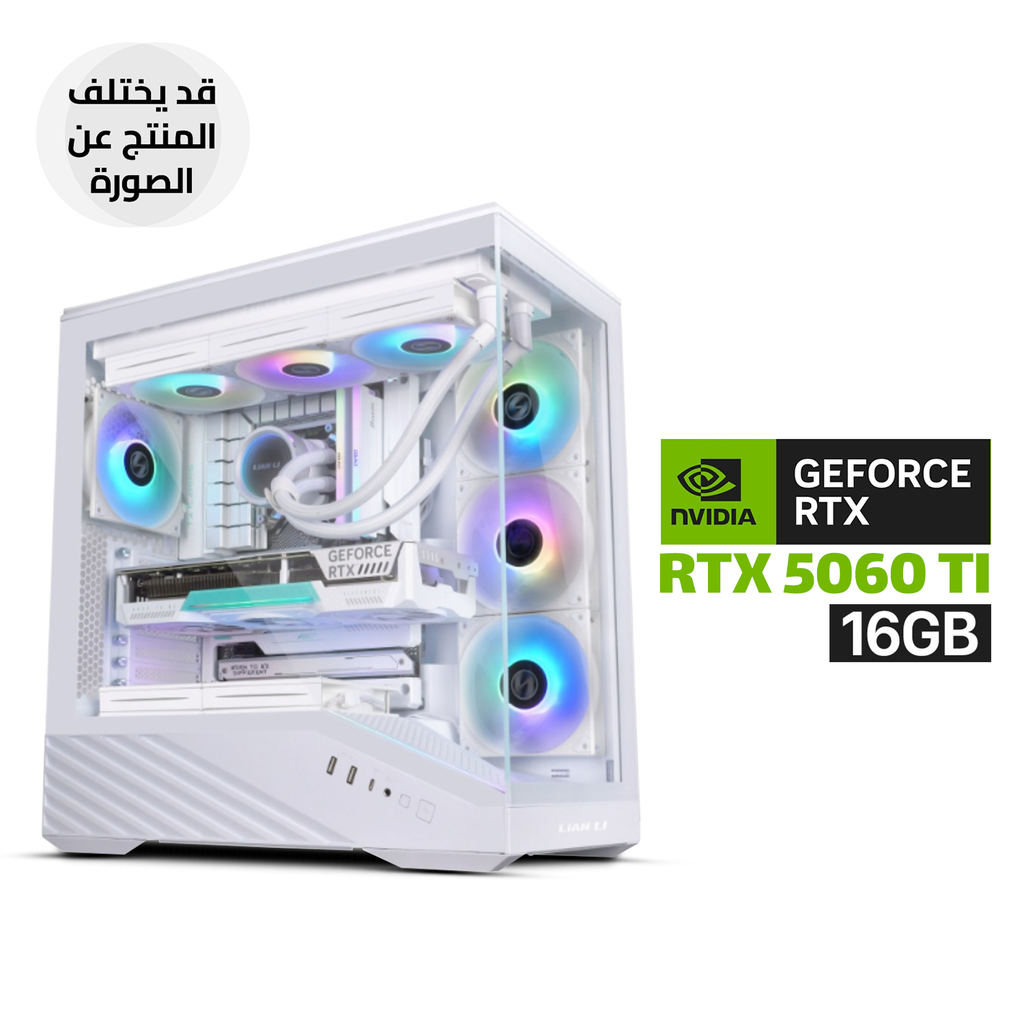 Gaming PC - Intel Core i5-14600K - 16GB RAM D4 - 1TB SSD - RTX 5060 TI 16GB VGA White