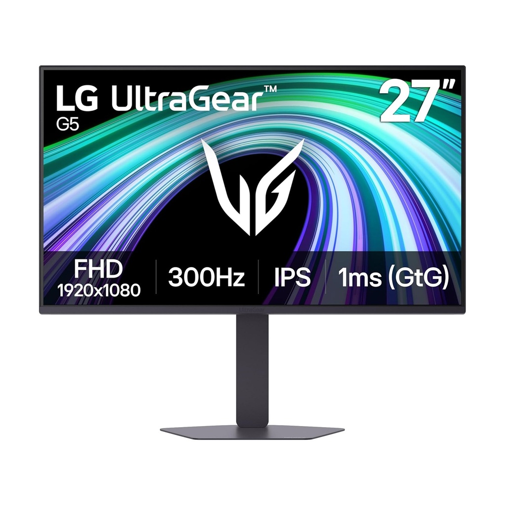 [27G550B-B] LG 27G550B 27" UltraGear™ G5 IPS FHD 300Hz 1ms NVIDIA G-Sync Compatible Gaming Monitor