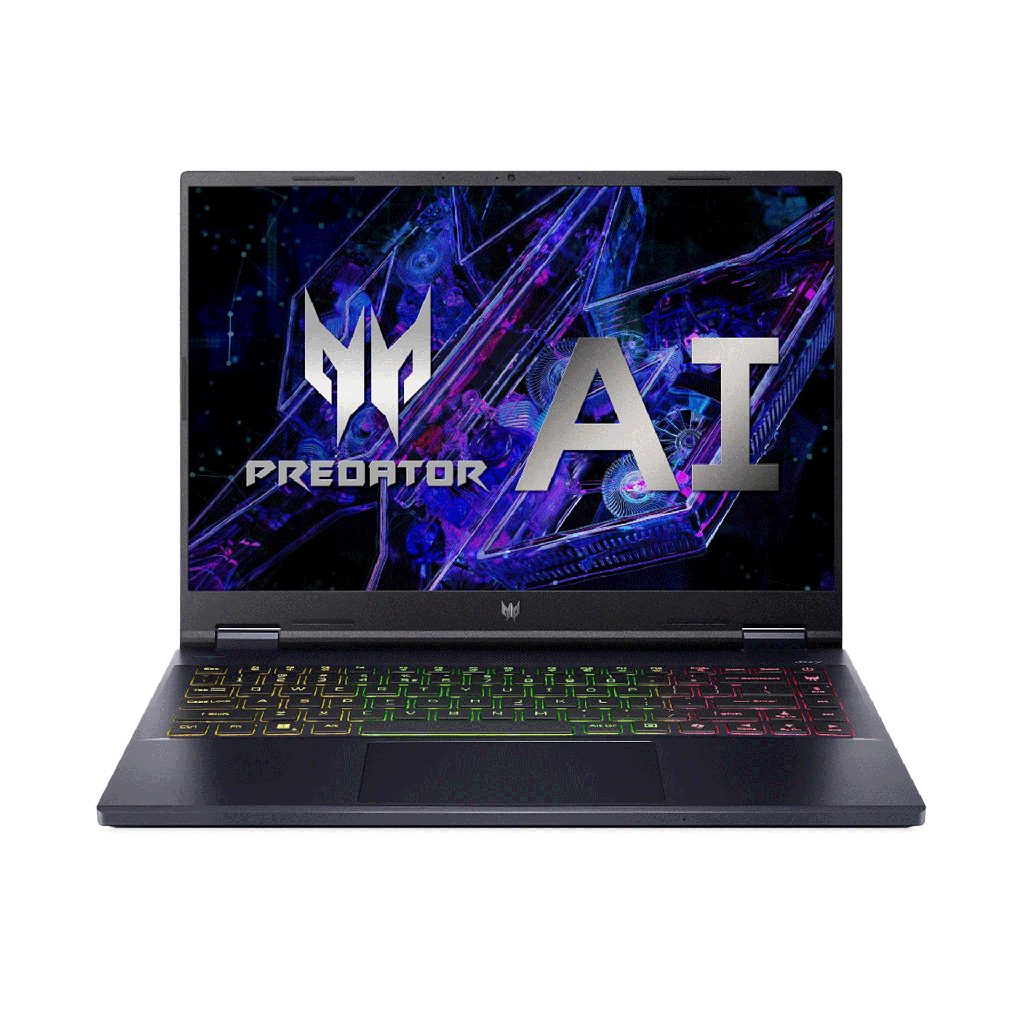 Acer Predator Helios Neo 14 Gaming Laptop, Intel® Core™ Ultra 7 155H Processor, 16 GB RAM, 1 TB NVMe SSD, RTX™ 4070 8 GB Graphics, 14.5" WQXGA 120Hz IPS Display, 3-Zones RGB Backlight Keyboard, Windows 11 Home, Obsidian Black | NH.QRNAA.001
