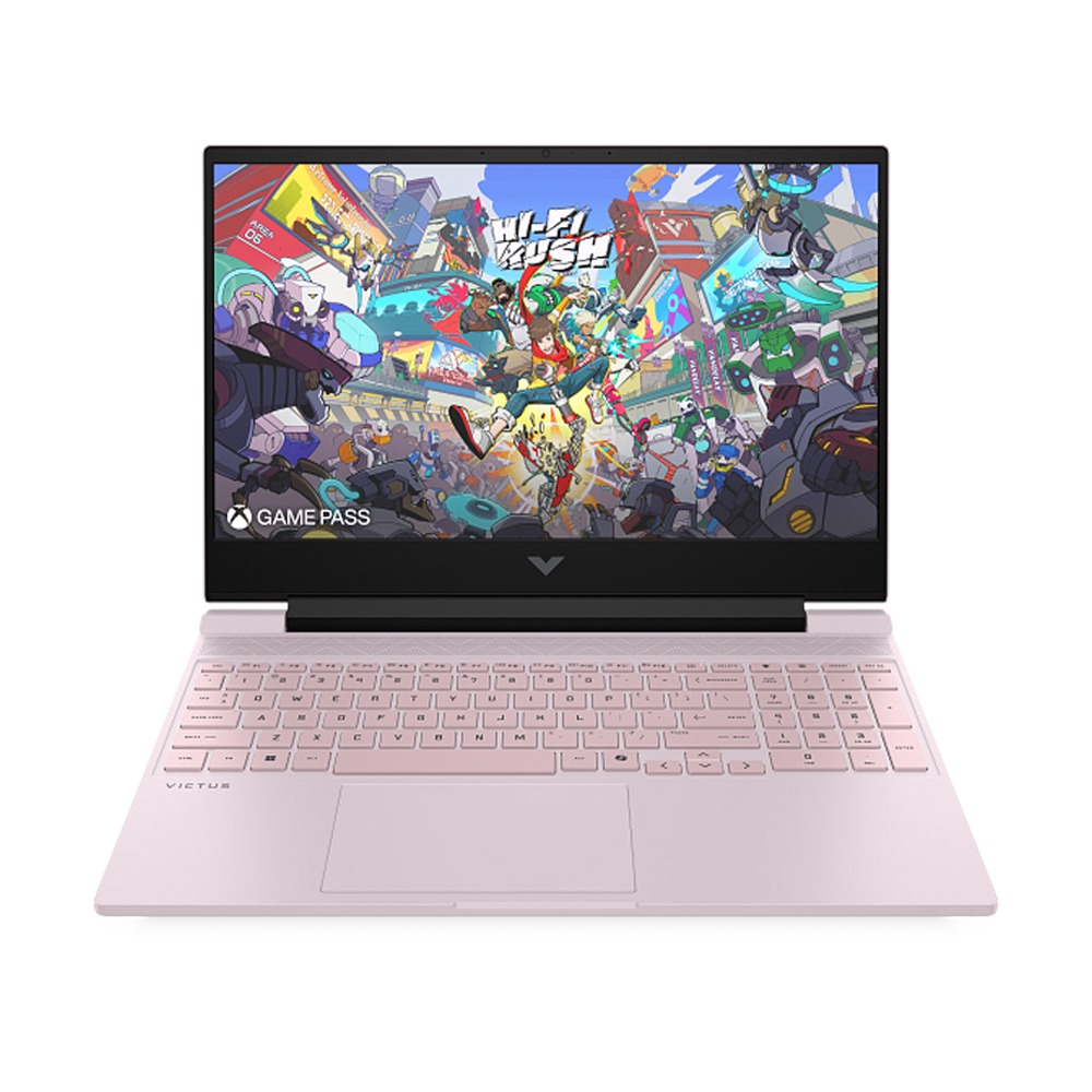 [D15F0EA] Hp Victus (15-FA2086NE) Gaming Laptop, Intel Core7 240H Processor, 16GB DDR5 RAM, 512GB SSD NVMe, GeForce RTX™ 5050 8GB GPU, 15.6" FHD 144Hz IPS Display, Backlit Keybaord, Windows 11 Pro (License) - Pink