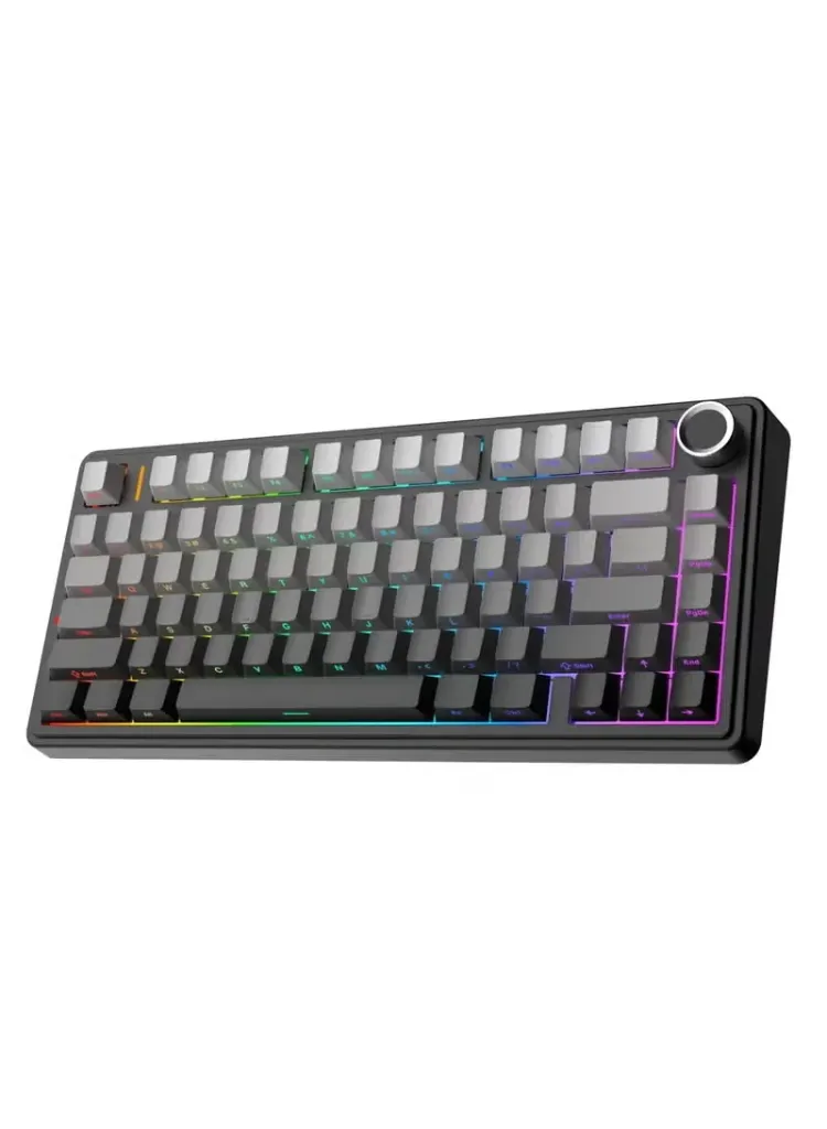 AULA F75 Mechanical Keyboard Reaper Switch 75% Hot Swappable Gaming Keyboard Bluetooth/Wireless/USB-C