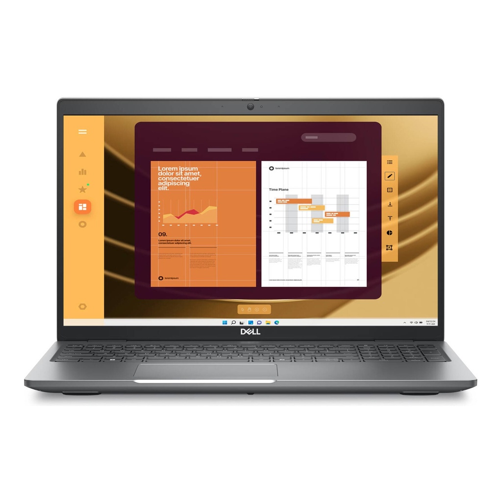 [L5550-58-512D] Dell Latitude 5550 Laptop, Intel Core i5-1335U Processor, 8GB RAM, 512GB SSD NVMe, Intel Iris Xe Graphics, 15.6" FHD IPS Display, Backlit Keyboard, Windows 11 Pro (License) - Silver