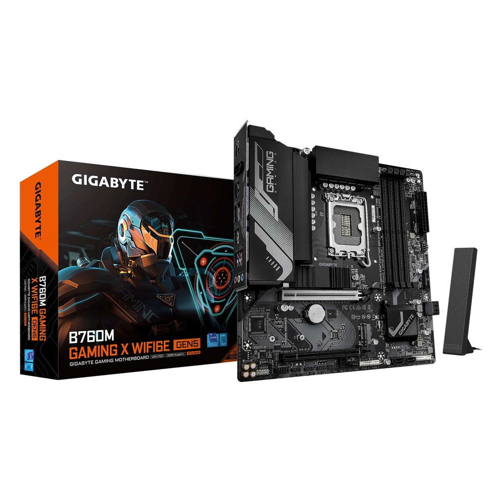 [B760M] Gigabyte Intel B760M Gaming X WIFI6E GEN5 DDR5 Motherboard
