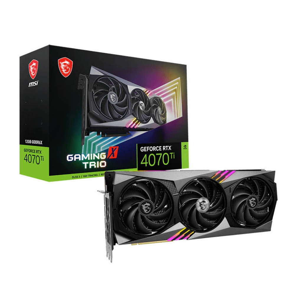 MSI GeForce RTX 4070 Ti Gaming X Trio 12GB GDDR6X Graphic Card