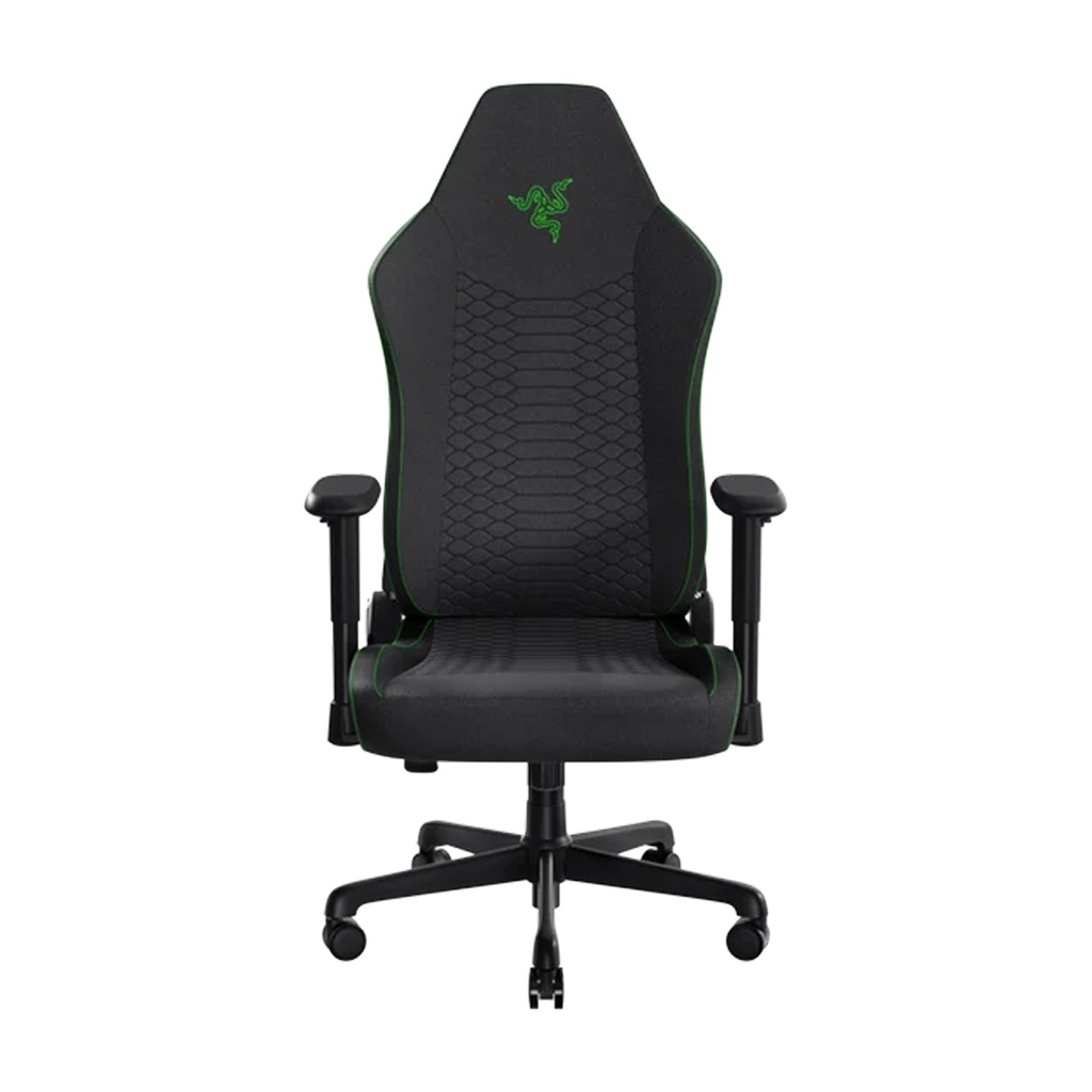[RZ38-05310100-R3G1] Razer Iskur V2 X Gaming Chair With Built-In Lumbar Support, High Density Foam Cushions, 2D Armrests - Black/Green