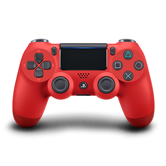 [DWC4N] كُنْتَرُولَر وَيْرْلِس DUALSHOCK 4 لـ PS4 - أحمر ماجما