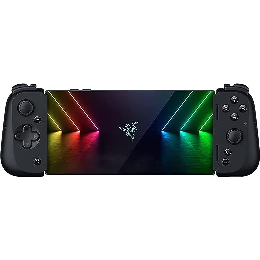 [RKV0U] Razer Kishi V2 Mobile Gaming Controller for Android: Console Quality Controls - Universal Fit - Stream PC, Xbox, Touch Screen Android Games - Customizable Triggers - Ergonomic Design (Used)