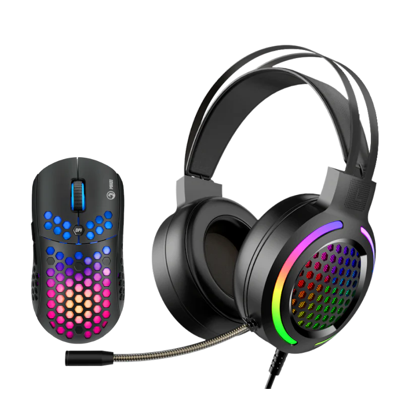 [MHM0N] Marvo Headset & Mouse Gaming Combo MH01