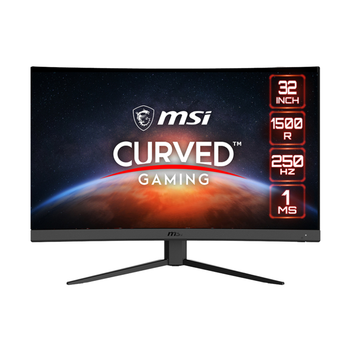 [MG30U] MSI G32C4X 31.5" FHD VA 250Hz 1ms Curved Gaming Monitor With AMD FreeSync Premium (مستعمل)