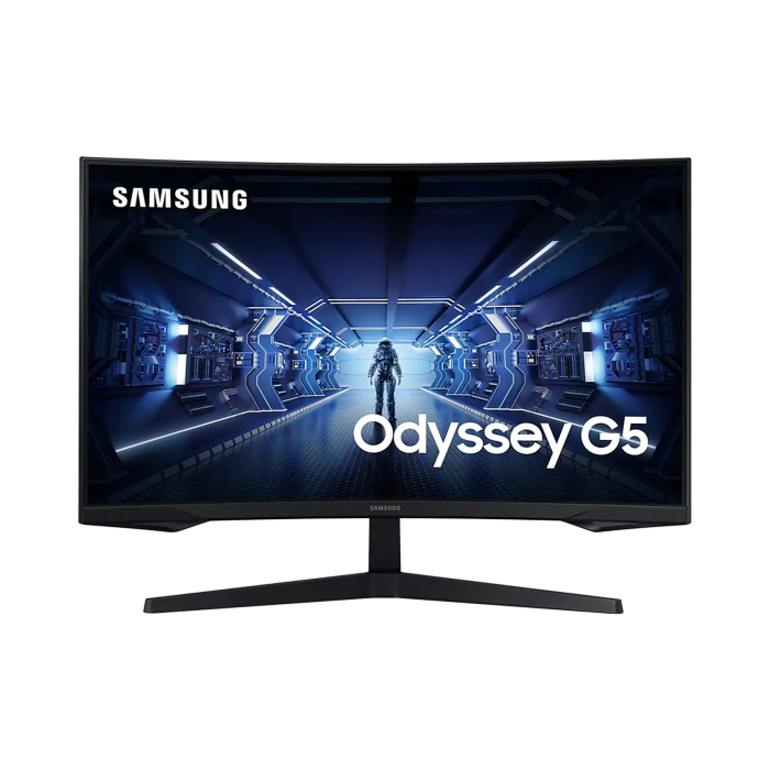 [SOG7U] Samsung Odyssey G5 27" WQHD 2K VA 144Hz 1ms Curved Gaming Monitor - C27G55TQBM (Used)