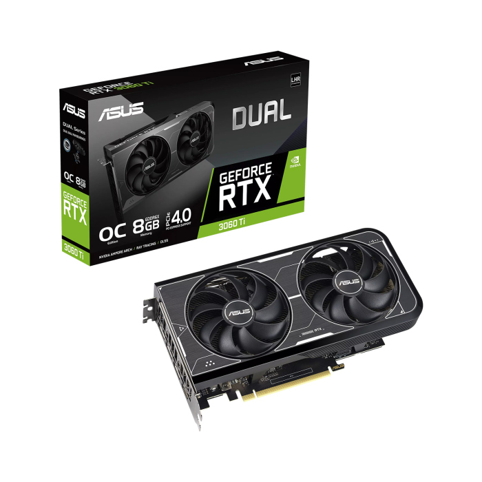 [ADGFN] Asus Dual GeForce RTX 3060 Ti OC Edition 8GB GDDR6X Graphics Card