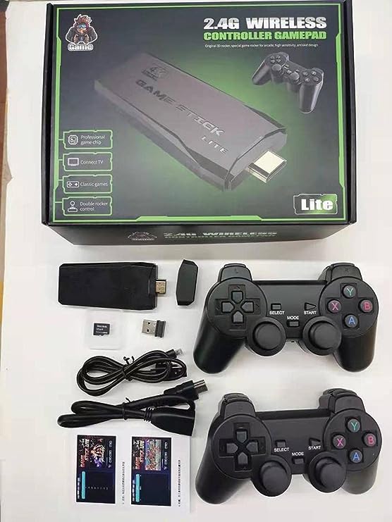 [GWV0N] Gamestick Wireless Video Game Consoles 4K Retro Classic Gaming Gamepads