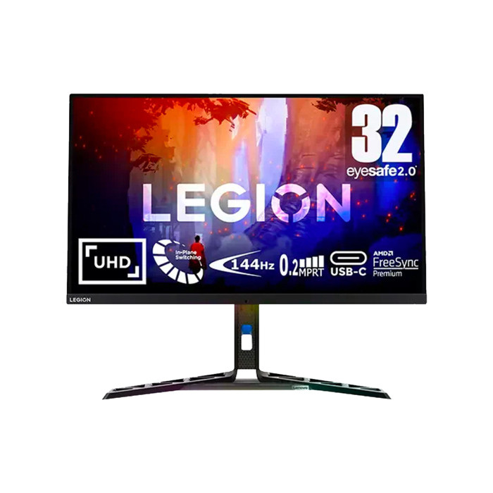 [LLY5N] Lenovo Legion Y32p-30 31.5'' IPS 144 Hz 0.2 ms UHD 4K Gaming Monitor With MPRT HDMI 2.1/USB-C & Standard Ports AMD FreeSync Premium (Used)
