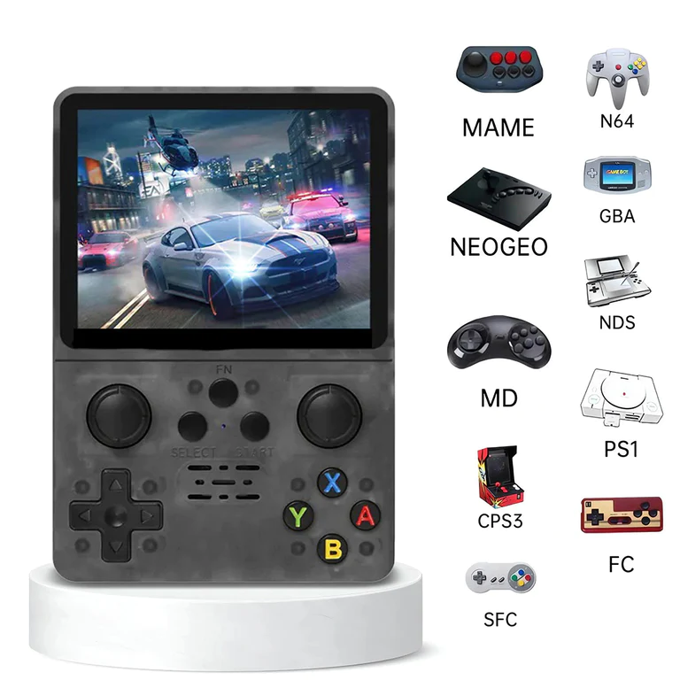 [RHG0U] R35S Handheld Gaming console Game Boy 15000+ games already installed RS35S Portable Retro Gaming Console (مستعمل)