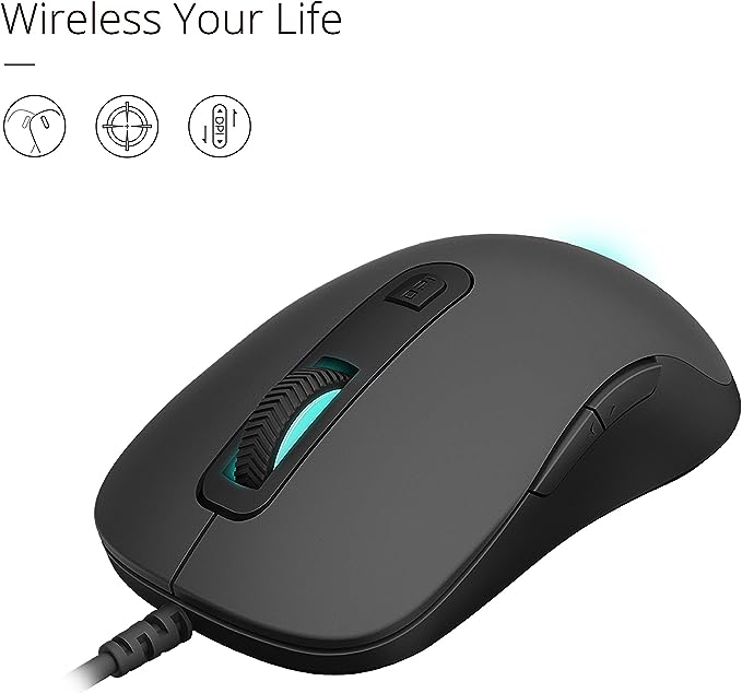 [RVW1U] RAPOO V16 Wired Optical Gaming Mouse (مستعمل)
