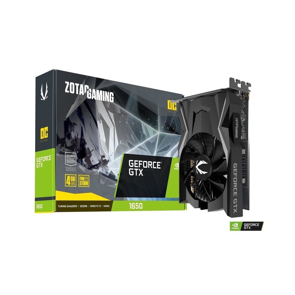 [ZGGPN] Zotac Gaming GeForce GTX 1650 OC Edition 4GB Graphic Card