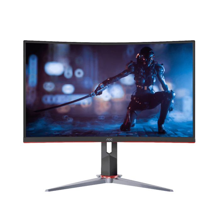 [ACGLU] AOC C24G2 G Line 2rd Gen 23.6" FHD VA 165Hz 1ms HDR Adaptive Sync Curved Gaming Monitor (Used)
