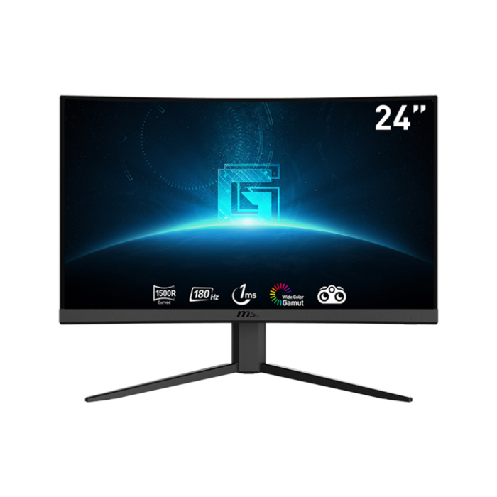 [MGE4U] MSI G24C4 E2 23.6" FHD VA 180Hz 1ms Curved Gaming Monitor With AMD FreeSync Premium (مستعمل)