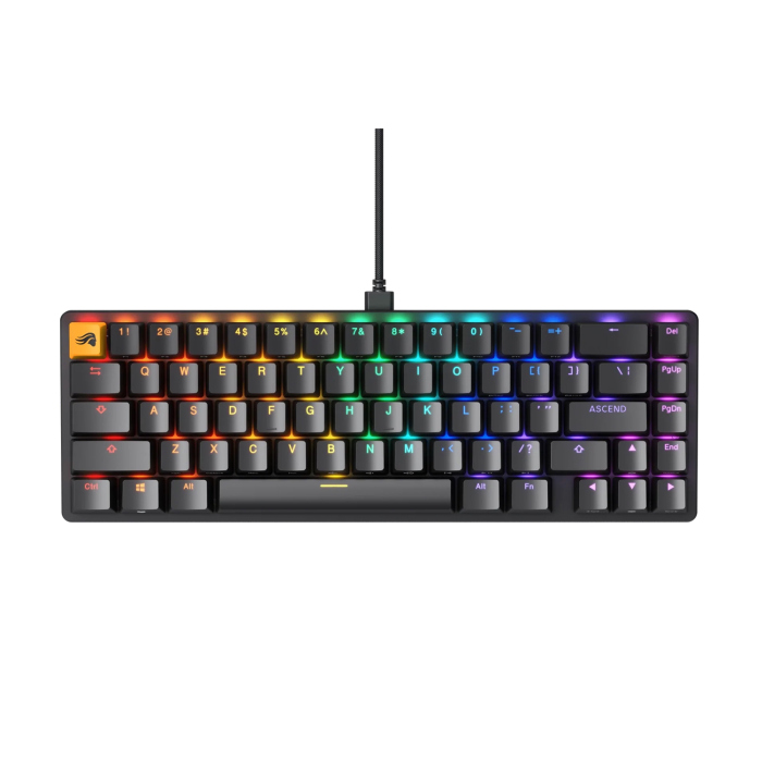 [GGC0U] Glorious GMMK2 Compact 65% Modular Mechanical Gaming Keyboard Pre-Built Edition - Black (Used)