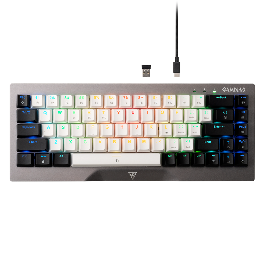 [HMH0N] HERMES M4 HYBRID Gaming Keyboard - Black