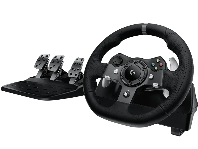 [LGDFU] Logitech G920 Driving Force Racing Wheel for Xbox One and PC - Black (مستعمل)