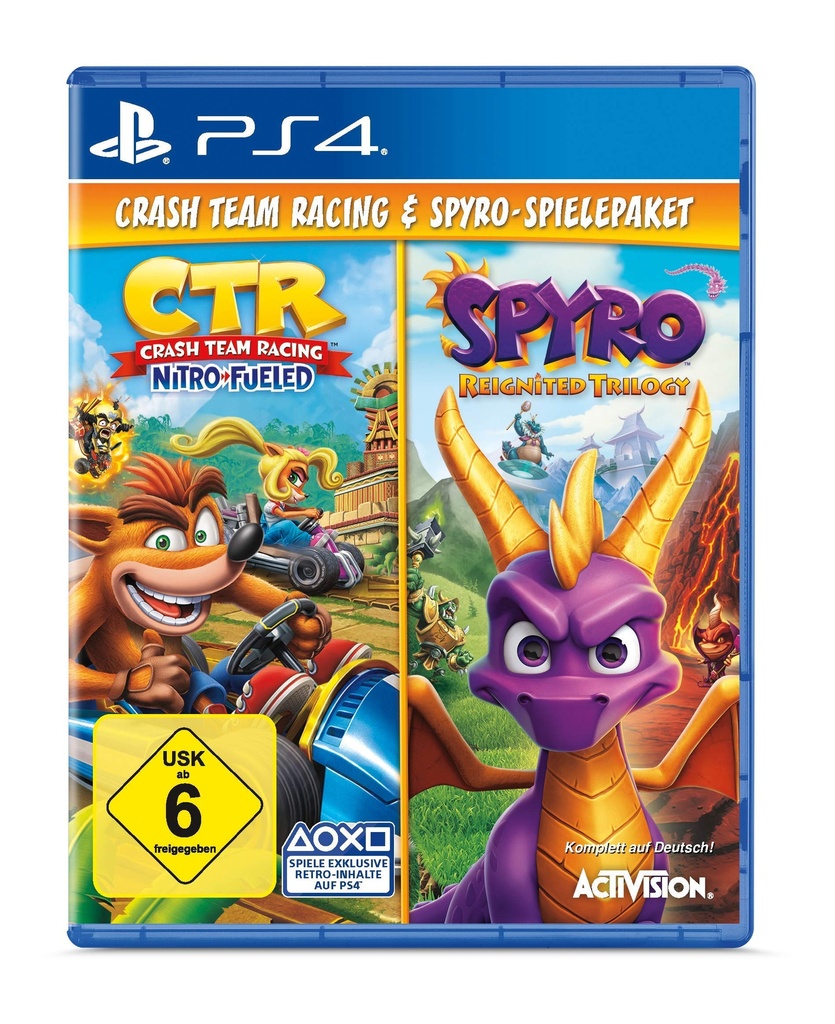 [CTR3N] Crash™ Team Racing Nitro-Fueled + Spyro™ Game Bundle - Playstation 4