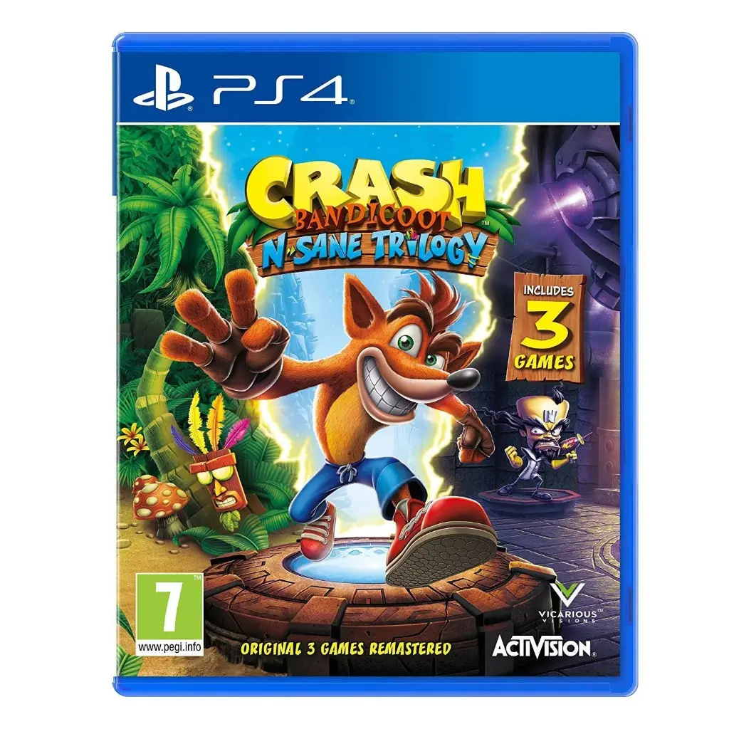 [CBN0U] Crash Bandicoot N Sane Trilogy - Playstation 4 (مستعمل)