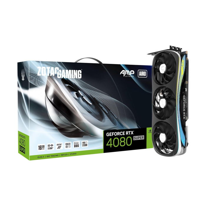 [ZGGRN] Zotac Gaming GeForce RTX 4080 Super AMP Extreme AIRO 16GB GDDR6X Graphics Card