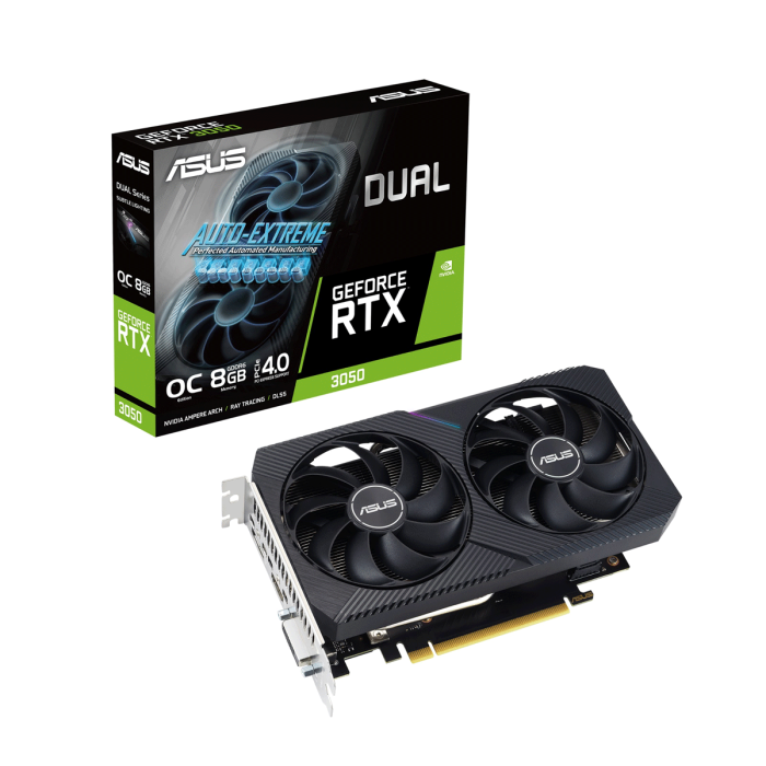[ADGEN] Asus Dual GeForce RTX 3050 OC Edition 8GB GDDR6 Graphic Card