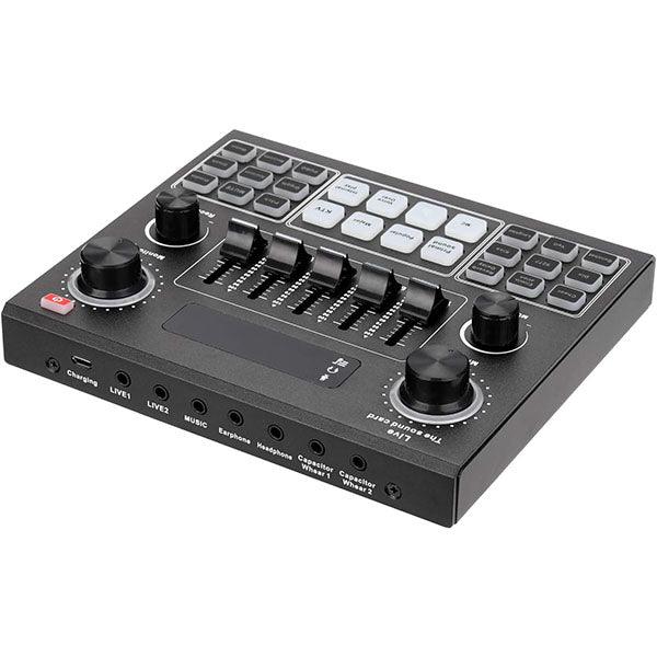 [VSC1U] V9-Live Sound Card, USB External V9 Karaoke Recording Mobile Audio Mixer With Bluetooth (مستعمل)