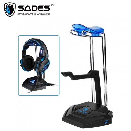 SADES ANUBIS' STAFF MULTIFUNCTION HEADPHONES STAND – BLACK