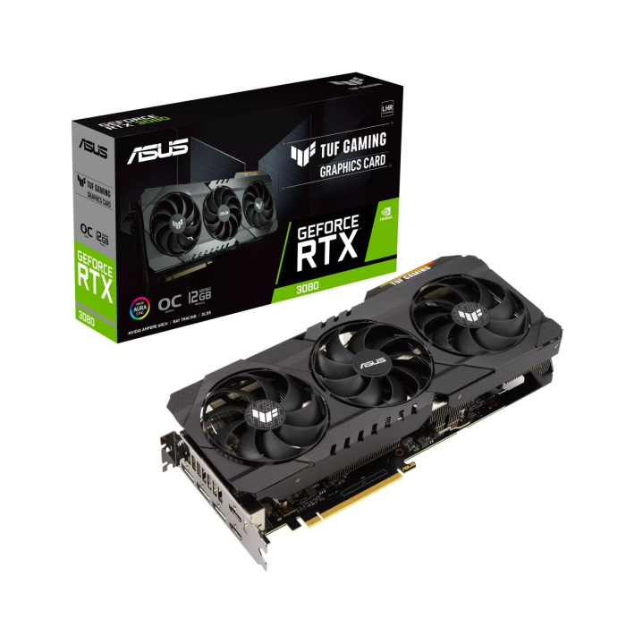 [ATGAN] Asus TUF Gaming GeForce RTX 3080 OC Edition LHR 12GB Gaming Graphic Card