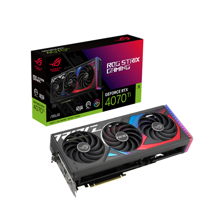 [ARSFN] Asus Rog Strix Gaming GeForce RTX 4070 Ti 12GB GDDR6X Graphic Card